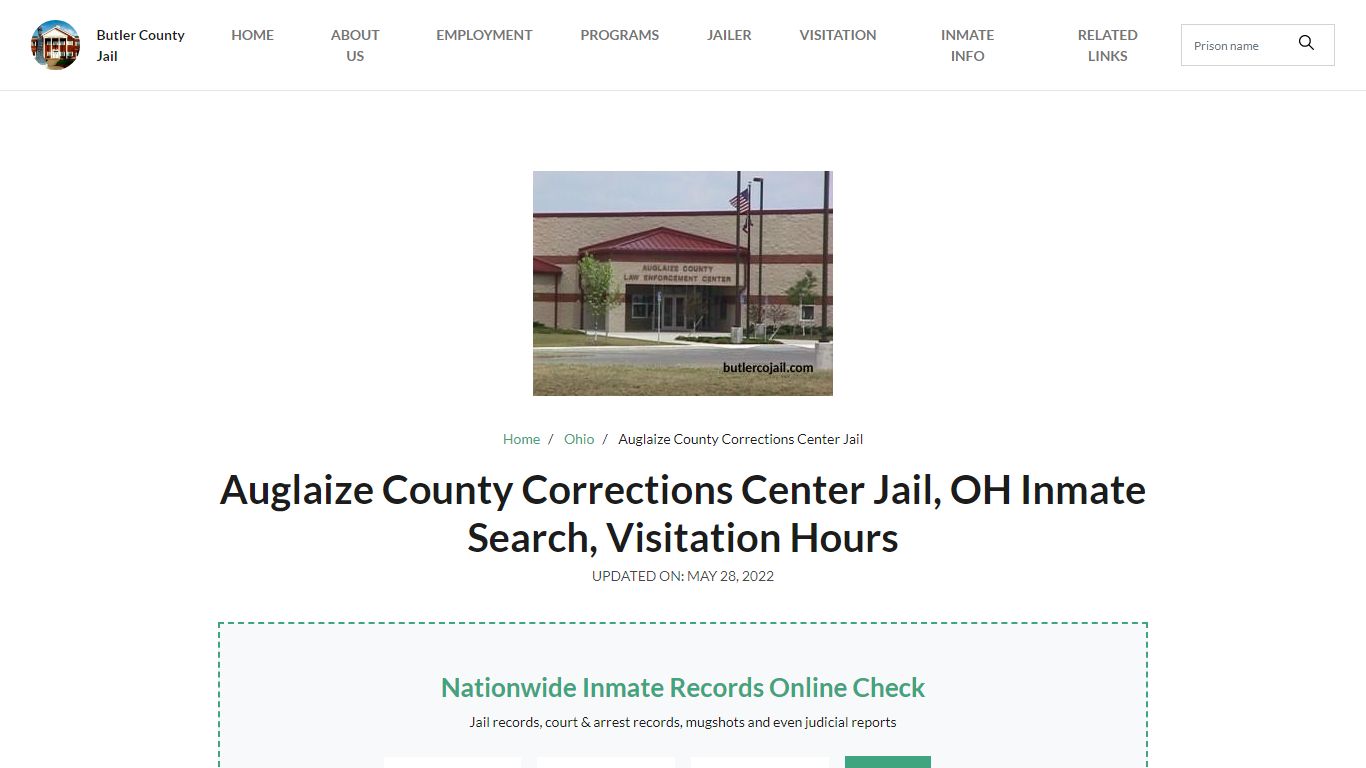 Auglaize County Corrections Center Jail, OH Inmate Search ...